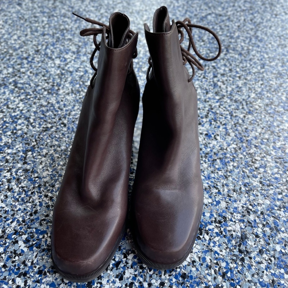 New Enzo Angiolini Over the Ankle Boots Size 8.5. Dark Brown